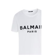 T-shirt Balmain T-shirt - Blanc/noir