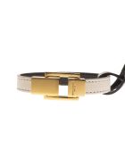 Metal Clip Bracelet Saint Laurent Metal Clip Bracelet - Crema
