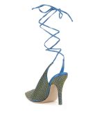 Wrap Around Slingback Pumps With Venus Crystals The Attico Wrap Around Slingback Pumps With Venus Crystals - Azzurro
