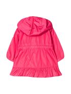 Moncler Fuchsia Parka With Hood Moncler Fuchsia Parka With Hood - Fucsia
