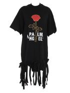 Palm Angels Rose Knot Dress Palm Angels Rose Knot Dress - Black White