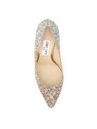 Jimmy Choo Romy Triple-shaded Glitter Pumps 85 Jimmy Choo Romy Triple-shaded Glitter Pumps 85 - ROSE GOLD SILVER (Silver)