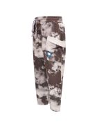 Goganga Black Pants With Grey Clouds Goganga Black Pants With Grey Clouds - Grey