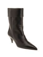 Ankle Boot With Cuff Saint Laurent Ankle Boot With Cuff - Nero