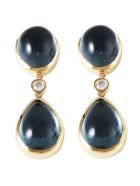 Lo Spazio Eden Rock Blu Earrings Lo Spazio Jewelry Lo Spazio Eden Rock Blu Earrings - Blue
