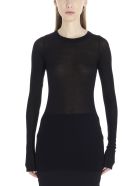 'ls Rib T' T-shirt Rick Owens 'ls Rib T' T-shirt - Nero