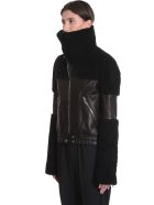 Rick Owens Keith Jkt Leather Jacket In Black Leather Rick Owens Keith Jkt Leather Jacket In Black Leather - black