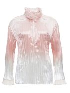 Philosophy di Lorenzo Serafini Pleated Nylon Shirt Philosophy di Lorenzo Serafini Pleated Nylon Shirt - Rosa