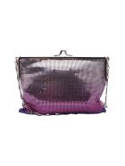 Paco Rabanne 'pixel Ii' Metallic Shoulder Bags Paco Rabanne 'pixel Ii' Metallic Shoulder Bags - Purple Silver