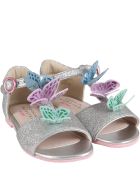 Sophia Webster Mini Silver ''riva Sandal Infant'' Sandals Sophia Webster Mini Silver ''riva Sandal Infant'' Sandals - Silver