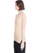 Helmut Lang Rib Crewneck Knitwear In Powder Cotton Helmut Lang Rib Crewneck Knitwear In Powder Cotton - powder
