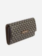 Wallet With All-over Monogram Print Emporio Armani Wallet With All-over Monogram Print - Marrone