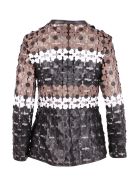 Caban Romantic Leather Jacket Caban Romantic Leather Jacket - Multi Brown
