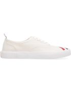 Thom Browne Heritage Canvas Sneakers Thom Browne Heritage Canvas Sneakers - panna