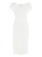 Alexander McQueen Stretch Sheath Dress Alexander McQueen Stretch Sheath Dress - White
