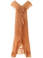 Mes Demoiselles Cumbre Ruffled Dress Mes Demoiselles Cumbre Ruffled Dress - NUDE (Beige)