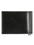 Saint Laurent Logo Plaque Wallet Saint Laurent Logo Plaque Wallet - Black