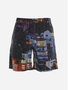 MSGM Multicolor Design Shorts MSGM Multicolor Design Shorts - Multicolore