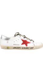 Golden Goose White ''super Star'' Sneakers For Boy Golden Goose White ''super Star'' Sneakers For Boy - White