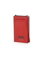 Alexander McQueen Phone Case With Print And Chain Alexander McQueen Phone Case With Print And Chain - RED MULTI BLACK (Red)