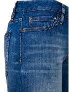 Dsquared2 Cotton Denim Bike Shorts Dsquared2 Cotton Denim Bike Shorts - Blu
