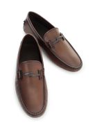 Tod's Double T Flat Loafers Tod's Double T Flat Loafers - Cacao