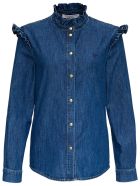 Philosophy di Lorenzo Serafini Denim Shirt With Ruffles Philosophy di Lorenzo Serafini Denim Shirt With Ruffles - Blu