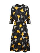 RED Valentino Butterflies Midi Dress RED Valentino Butterflies Midi Dress - Black