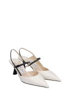 Jimmy Choo Ray 65 Pumps In White Leather Jimmy Choo Ray 65 Pumps In White Leather - white
