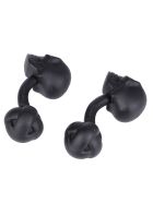 Black Brass 3d Skull Cufflinks Alexander McQueen Black Brass 3d Skull Cufflinks - 1035+SW.B.DIAMOND
