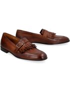 Doucal's Fringed Leather Loafers Doucal's Fringed Leather Loafers - brown