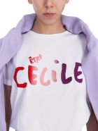 Etre Cecile T-shirt With Flocked Logo Etre Cecile T-shirt With Flocked Logo - LILLA