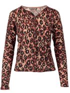 Malìparmi 100 Wo Cardigan Malìparmi 100 Wo Cardigan - BORDEAUX / BLACK