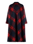 RED Valentino Oversize Checked Coat RED Valentino Oversize Checked Coat - Multicolor