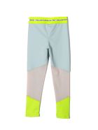 Stella McCartney Light Blue Heavy-jersey Active Leggings Stella McCartney Light Blue Heavy-jersey Active Leggings - Celeste