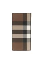 Burberry Cavendish - Check E-canvas Continental Wallet Burberry Cavendish - Check E-canvas Continental Wallet - Dark Birch Brown