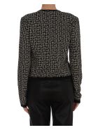 Logo Monogram Sweater Balmain Logo Monogram Sweater - Ivoire/noir