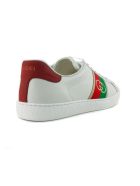 Gucci White Leather Ace Sneakers Gucci White Leather Ace Sneakers - Bianco