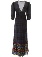 Jessie Western Rainbow Stars Long Dress Jessie Western Rainbow Stars Long Dress - BLUE BLACK (Blue)