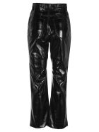 Philosophy Polished-effect Cropped Trousers Philosophy di Lorenzo Serafini Philosophy Polished-effect Cropped Trousers - BLACK