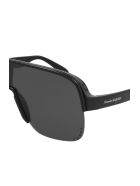 Alexander McQueen AM0294S Sunglasses Alexander McQueen AM0294S Sunglasses - Black Black Grey