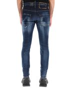Dark 1 Wash Skater Jeans Dsquared2 Dark 1 Wash Skater Jeans - Blu