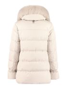 Add Fur Collar Down Jacket Add Fur Collar Down Jacket - Beige