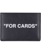 Off-White Leather Card Holder Off-White Leather Card Holder - Nero