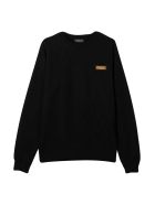 Black Sweatshirt Young Versace Black Sweatshirt - Nero