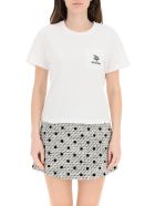 RED Valentino T-shirt With Clover Embroidery RED Valentino T-shirt With Clover Embroidery - WHITE