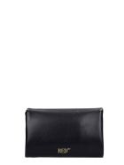 RED Valentino Clutch In Black Leather RED Valentino Clutch In Black Leather - black