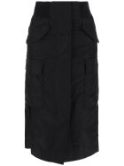 Sacai Nylon Midi Skirt Sacai Nylon Midi Skirt - BLACK (Black)