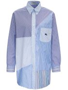 Cotton Patchwork Shirt Etro Cotton Patchwork Shirt - Light blue