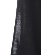 Liviana Conti Wool Long Dress L/s High Neck W/slit Liviana Conti Wool Long Dress L/s High Neck W/slit - Nero